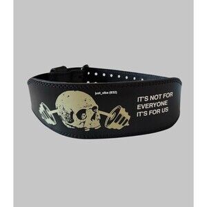 Darc Sport Memento Mori NFGU Weightlifting Weight Belt Size Medium In Black NEW